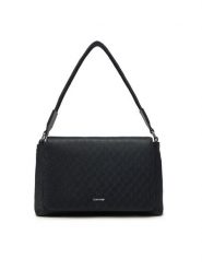 Calvin Klein Torebka Ck Must Satchel_Mono K60K613181 Czarny. Czarne torebki do ręki damskie Calvin Klein, bez wzorów, ze skóry, bez dodatków. Za 349.99 zł.