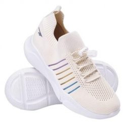 Buty do chodzenia damskie Hi-Tec Miyas Wo's. Białe obuwie sportowe damskie Hi-tec, bez wzorów, z materiału, trekkingowe. Za 241.00 zł.