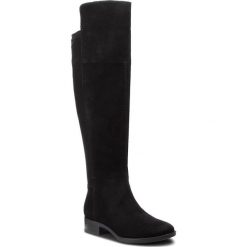 Muszkieterki GEOX - D Felicity G D84G1G 022JZ C9999 Black. Czarne kozaki damskie Geox, z materiału. W wyprzedaży za 559.00 zł.