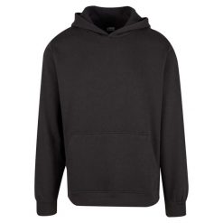 Podstawowa bluza z kapturem Urban Classics. Czarne bluzy męskie Urban Classics, l, bez wzorów, z materiału, z kapturem. Za 112.00 zł.