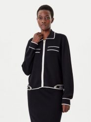 Liu Jo Sport Kardigan TF5250 MS59L Czarny Regular Fit. Czarne kardigany damskie Liu Jo Sport, l, bez wzorów, z wiskozy, sportowe. Za 799.99 zł.