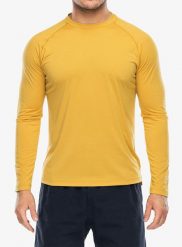Longsleeve męski Berghaus Ivyhill Light Ls Tech Tee Am. Żółte bluzki z długim rękawem męskie Berghaus, l, bez wzorów, z materiału, bez kołnierzyka. Za 197.99 zł.