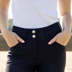 Damskie spodnie jeździeckie o pełnej przyczepności Kentucky Miami. Niebieskie spodnie materiałowe damskie KENTUCKY HORSEWEAR, l, bez wzorów, z materiału. Za 725.00 zł.