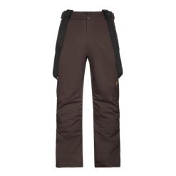 Spodnie narciarskie Protest Mikka. Brązowe spodnie snowboardowe męskie Protest, m, bez wzorów, narciarskie. Za 678.20 zł.