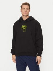 Adidas Bluza Q12 Training Supply Fashion Death Metal JN5703 Czarny Loose Fit. Czarne bluzy męskie Adidas, m, bez wzorów, z bawełny, bez kaptura. Za 219.99 zł.