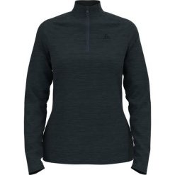 Koszulka do biegania damska Odlo The Essentials Ceramiwarm termiczna. Szare koszulki sportowe damskie Odlo, bez wzorów, z elastanu, bez kołnierzyka, bez ramiączek, do biegania. Za 203.55 zł.