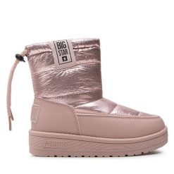 Śniegowce Big Star Shoes. Czerwone śniegowce dziewczęce BIG STAR SHOES, retro, bez zapięcia. Za 179.99 zł.