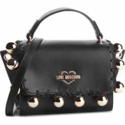 Torebka LOVE MOSCHINO - JC4079PP17LI0000 Nero. Czarne torebki do ręki damskie Love Moschino, ze skóry ekologicznej. Za 879.00 zł.