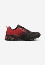 Czarno-Czerwone Buty Sportowe Sneakersy z Efektem Ombre na Tłoczonej Podeszwie Nelloti. Czarne buty sportowe męskie Born2be, z jeansu, bez zapięcia. Za 169.99 zł.