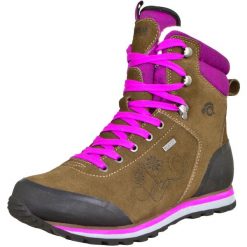 Damskie buty trekkingowe i turystyczne wyściełane wełną. Fioletowe obuwie sportowe damskie GUGGEN MOUNTAIN, na zimę, trekkingowe. W wyprzedaży za 755.99 zł.