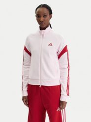 Adidas Bluza House Of Tiro KE5676 Różowy Slim Fit. Czerwone bluzy damskie Adidas, s, bez wzorów, z bawełny, bez kaptura. Za 279.99 zł.