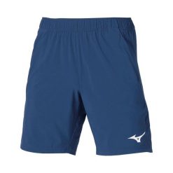Szorty Mizuno Flex 8". Niebieskie szorty męskie Mizuno, xl, bez wzorów, z materiału, klasyczne. Za 139.99 zł.