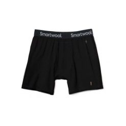 Bokserki męskie Smartwool Merino Boxer Brief. Czarne bokserki męskie Smartwool, m, bez wzorów. Za 167.49 zł.