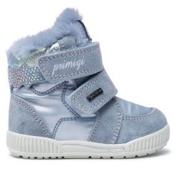 Śniegowce Primigi. Niebieskie śniegowce dziewczęce Primigi, z gore-texu, bez zapięcia. Za 369.99 zł.