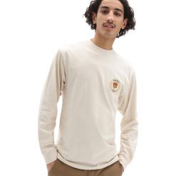 Bluza Vans 66 Champs, Mężczyźni. Brązowe bluzki z długim rękawem męskie Vans, m, bez wzorów, z bawełny, bez kaptura. Za 290.00 zł.