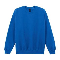 Bluza Męska Soft Style Midweight Crew Neck. Niebieskie bluzki z długim rękawem męskie Gildan, m, bez wzorów, bez kołnierzyka. Za 123.99 zł.