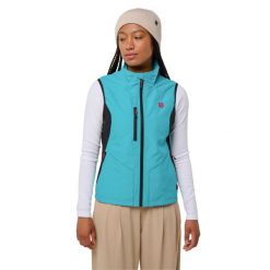 Podgrzewana Kamizelka Sportowa Damska. Niebieskie bluzy sportowe damskie G-HEAT, xl, bez wzorów, bez kaptura, narciarskie. Za 604.25 zł.