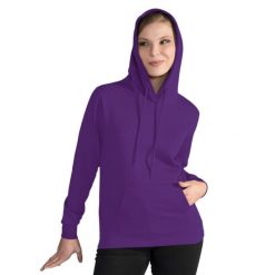 Damska Gładka Bluza Sportowa Przez Głowę Kaptur. Fioletowe bluzy sportowe damskie SG, s, bez wzorów, bez kaptura. Za 93.99 zł.