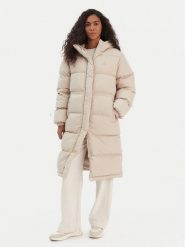 Lacoste Kurtka zimowa BF2614 Beżowy Regular Fit. Brązowe kurtki damskie Lacoste, na zimę, bez wzorów, z syntetyku, bez kaptura. Za 1,639.00 zł.