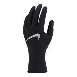 Rękawice Accelerate DriFIT. Czarne rękawiczki damskie Nike, bez wzorów, sportowe. Za 317.99 zł.