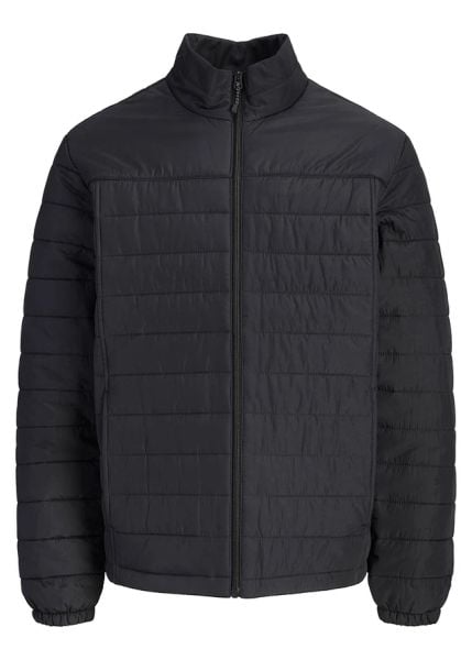 Kurtka pikowana. Czarne kurtki męskie bonprix, m, bez wzorów, bez kaptura. Za 127.99 zł.