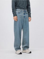 Jeansy baggy tapered - indigo jeans. Niebieskie jeansy męskie Reserved. Za 159.99 zł.
