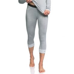 Legginsy termoaktywne 3/4 damskie Schöffel Sport Merino. Szare bielizna termoaktywna damska Schöffel, s, bez wzorów, bez ramiączek. Za 349.99 zł.