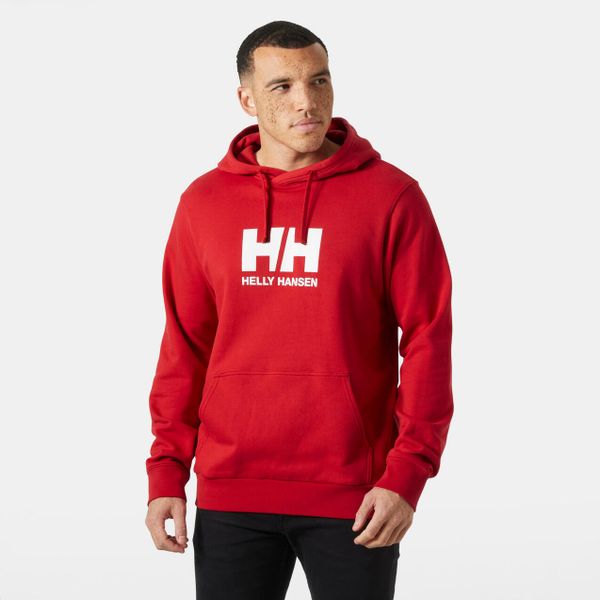 Bluza z kapturem Helly Hansen Logo. Czerwone bluzy męskie Helly Hansen, m, bez wzorów, z kapturem. Za 394.00 zł.
