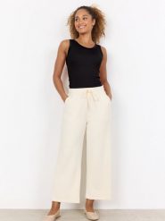 Soyaconcept® spodnie dresowe Kobiety Sztuczne włókno biały, XL. Białe spodnie dresowe damskie xl, bez wzorów, z dresówki. Za 199.95 zł.
