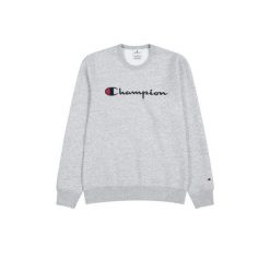 Bluza dresowa męska CHAMPION bez kaptura. Szare bluzy męskie Champion, m, bez wzorów, z bawełny, bez kaptura. Za 265.00 zł.