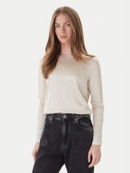 ViCOLO Bluzka TF0244 Écru Regular Fit. Bluzki damskie ViCOLO, l, bez wzorów, z wiskozy, bez kołnierzyka, bez ramiączek. Za 219.99 zł.