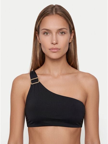 Max Mara Beachwear Góra od bikini Alisia 2616821059 Czarny. Czarne bikini damskie Max Mara Beachwear, bez wzorów. Za 609.99 zł.