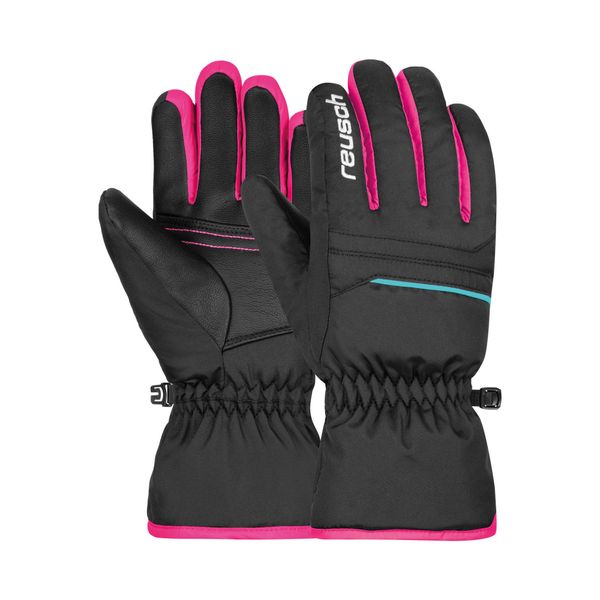 Dziecięce rękawice narciarskie Reusch Alan. Czarne rękawiczki dziecięce Reusch, bez wzorów. Za 134.07 zł.