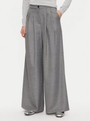 Haveone Spodnie materiałowe PVI-M061 Szary Regular Fit. Szare spodnie materiałowe damskie Haveone, l, bez wzorów, z materiału. Za 279.99 zł.