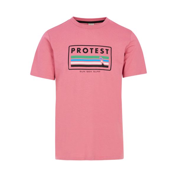 Koszulka Protest Barn. Czerwone koszulki sportowe męskie Protest, bez wzorów, bez kołnierzyka, bez ramiączek, trekkingowe. Za 173.00 zł.