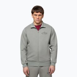 Bluza męska Pitbull Sampson Zip. Szare bluzy męskie PITBULL, m, bez wzorów, z bawełny, bez kaptura. Za 269.99 zł.