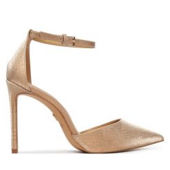 Szpilki Aldo. Żółte szpilki damskie Aldo, bez wzorów, bez obcasa, bez zapięcia. Za 419.99 zł.