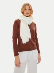 Guess Chusta AW5223 VIS03 Biały. Białe czapki i kapelusze damskie Guess, z aplikacjami, z materiału. Za 329.99 zł.