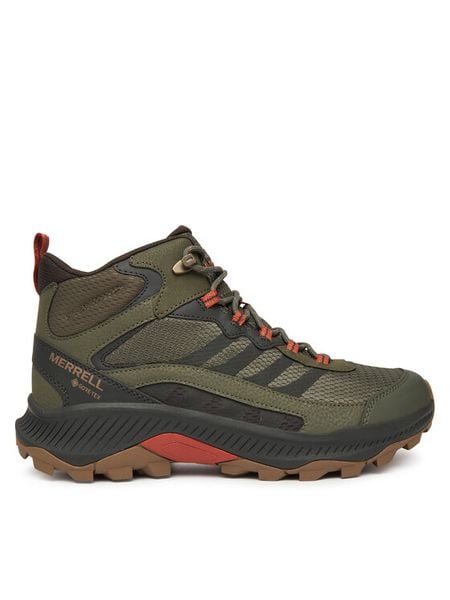 Merrell Trekkingi Speed Strike 2 Mid GORE-TEX J037819 Zielony. Zielone trekkingi męskie Merrell, trekkingowe, gore-tex. Za 469.99 zł.