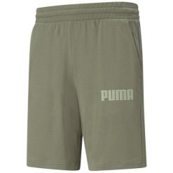 Spodenki piłkarskie męskie Puma Modern Basic Shorts. Zielone krótkie spodenki sportowe męskie Puma, m, bez wzorów. Za 108.00 zł.