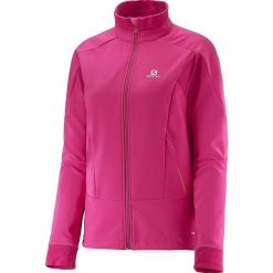 Kurtka softshell damska Salomon Momemtum techniczna. Czerwone kurtki sportowe damskie Salomon, s, bez wzorów, z softshellu, bez kaptura, trekkingowe. W wyprzedaży za 239.00 zł.