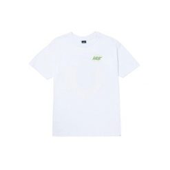 Koszulka turystyczna męska HUF Local Support. Białe koszulki sportowe męskie HUF, m, bez wzorów, z bawełny, bez kołnierzyka, bez ramiączek, trekkingowe. W wyprzedaży za 91.79 zł.