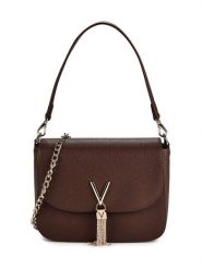 Valentino Torebka Divina VBS1R404G Brązowy. Brązowe torebki do ręki damskie Valentino, bez wzorów, ze skóry, bez dodatków. Za 459.99 zł.