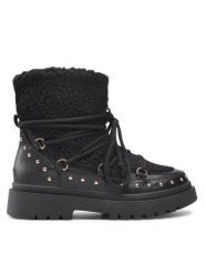 DeeZee Śniegowce WS5592-21 Czarny. Czarne śniegowce i trapery damskie DeeZee, z materiału. Za 159.99 zł.