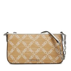 Torebka MICHAEL Michael Kors. Brązowe torebki do ręki damskie MICHAEL Michael Kors, bez wzorów, wizytowe, bez dodatków. Za 599.99 zł.