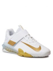 Nike Buty na siłownię Savalos CV5708 101 Biały. Białe buty sportowe męskie Nike, z tworzywa sztucznego, bez zapięcia, na fitness i siłownię. Za 419.99 zł.