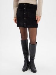 ONLY mini spódniczka z sztruksu Kobiety Bawełna czarny, L. Czarne spódnice damskie Only, l, bez wzorów, z bawełny, mini. Za 149.95 zł.