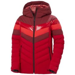 Damska kurtka puchowa Helly Hansen Imperial Puffy. Czerwone kurtki damskie Helly Hansen, na zimę, bez wzorów, z puchu, bez kaptura. W wyprzedaży za 1,224.75 zł.