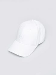 Czapka z daszkiem z haftem biała Centi 101. Białe czapki i kapelusze damskie Big Star, na lato, bez wzorów, z bawełny, retro. Za 79.99 zł.