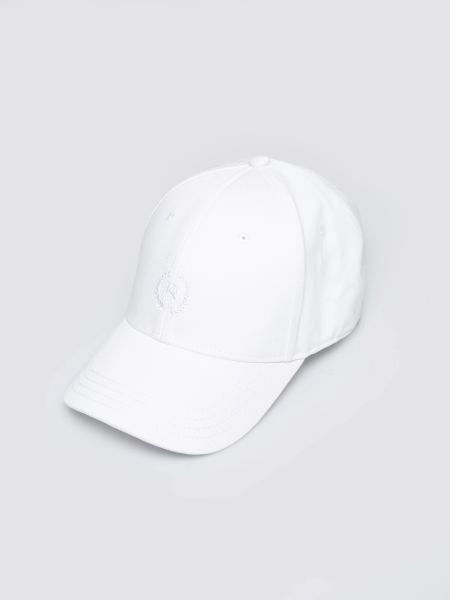 Czapka z daszkiem z haftem biała Centi 101. Białe czapki i kapelusze damskie Big Star, na lato, bez wzorów, z bawełny, retro. Za 79.99 zł.